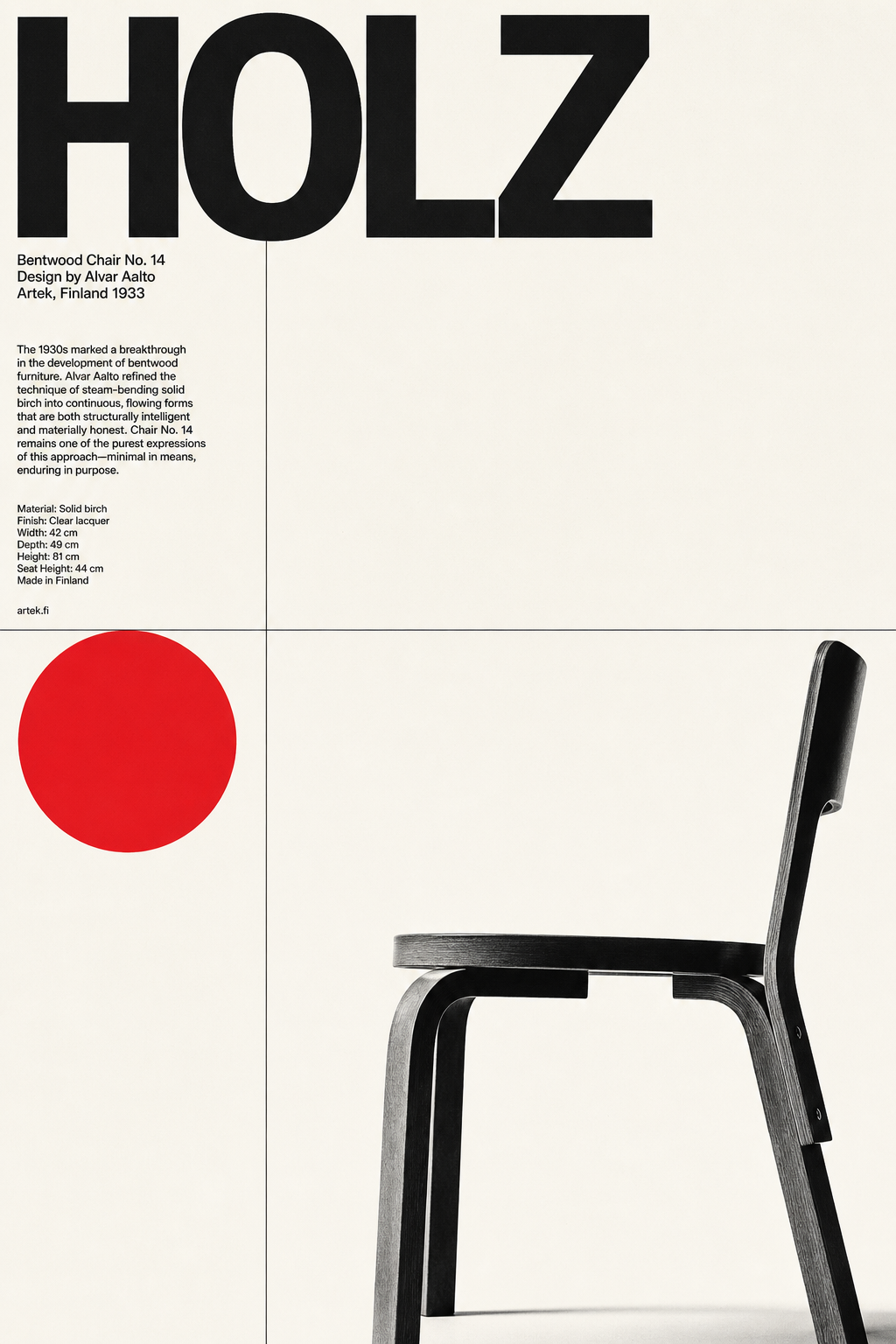 minimalist grid swiss typography - sample 1