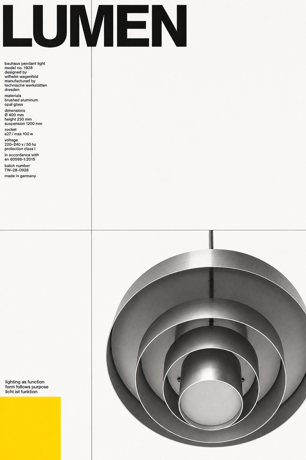 minimalist grid swiss typography - sample 3